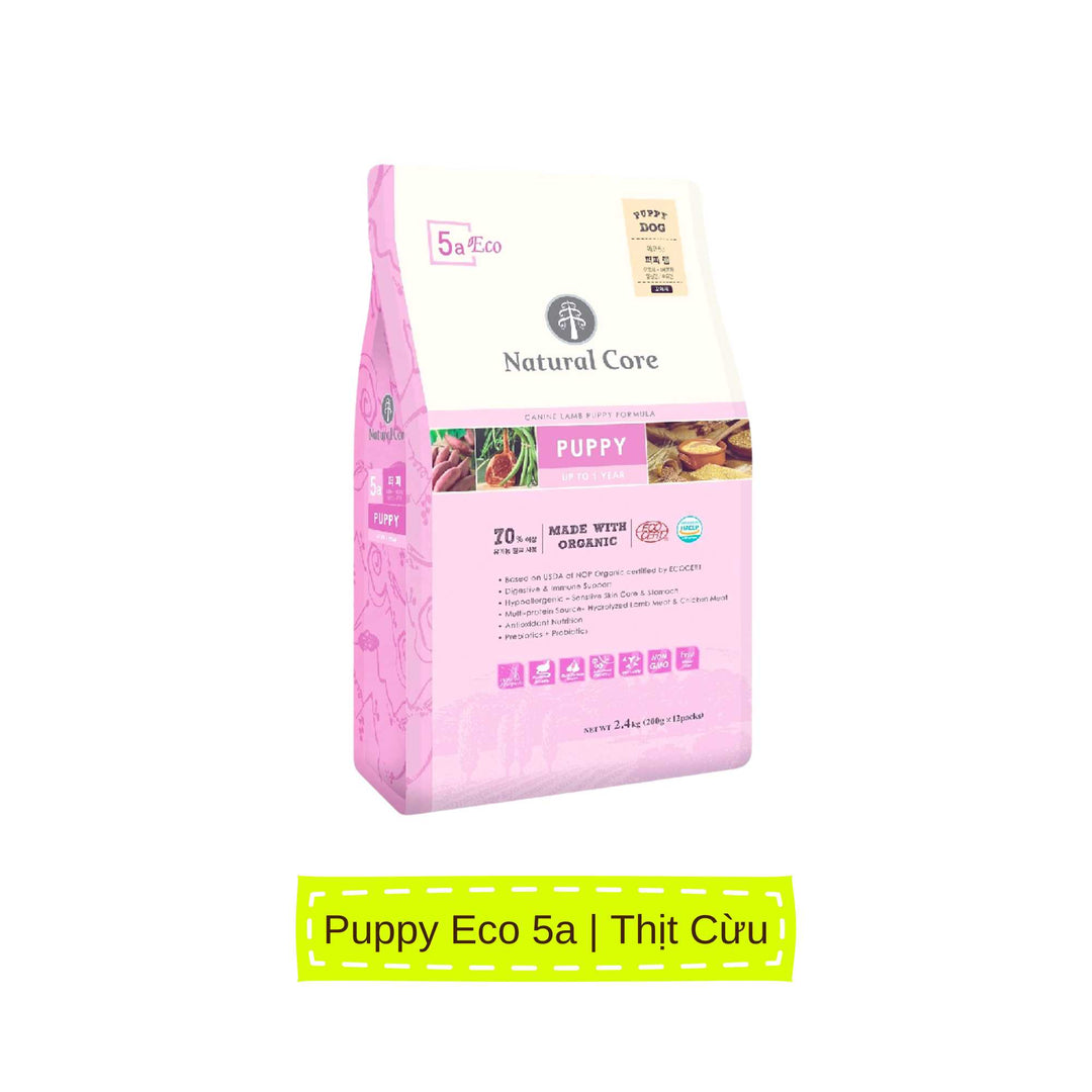 [2KG - 2.4KG] Hạt Hữu Cơ Natural Core Chó Mọi Lứa Tuổi