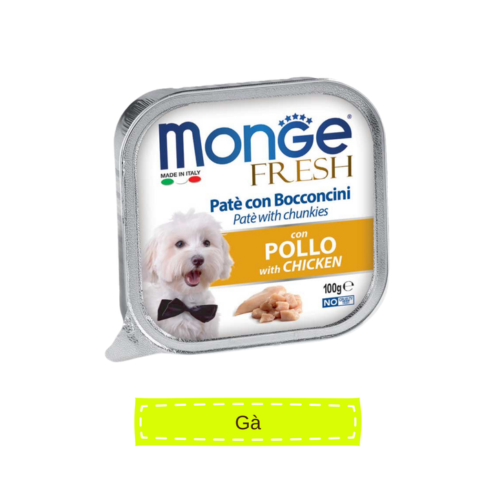 [100G] Pate Monge Chó Nhiều Vị