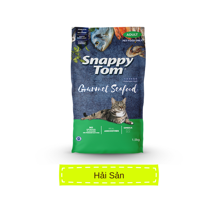 [1.5KG] Hạt Snappy Tom Mèo