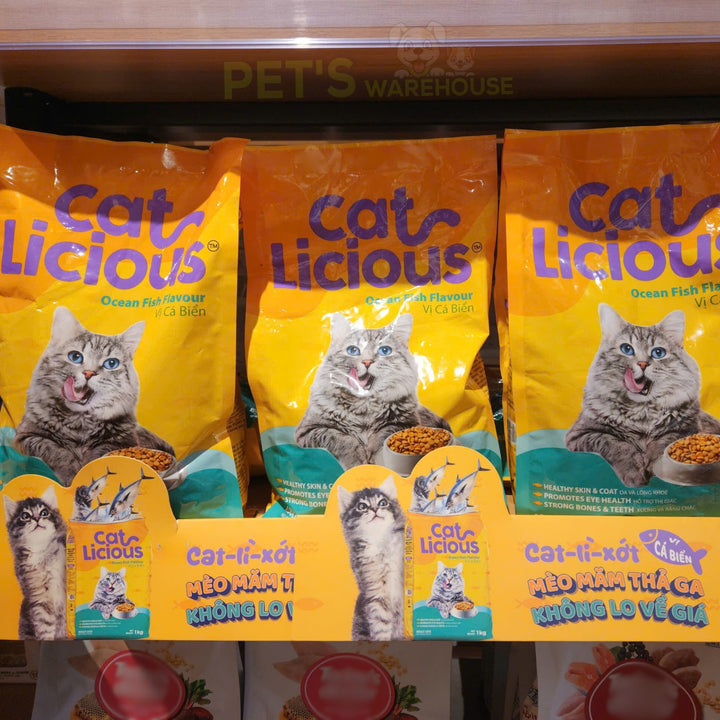 Hạt Cat Licious Cho Mèo Trưởng Thành, Vị Cá Biển, 1Kg