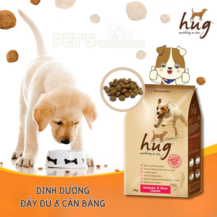 Hạt Cho Chó Trưởng Thành Hug, Túi 2Kg