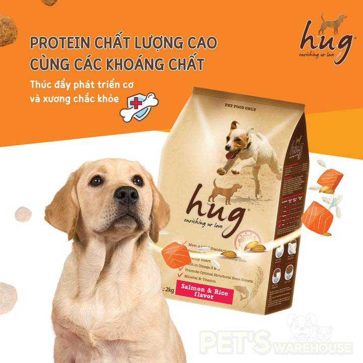 Hạt Cho Chó Trưởng Thành Hug, Túi 2Kg