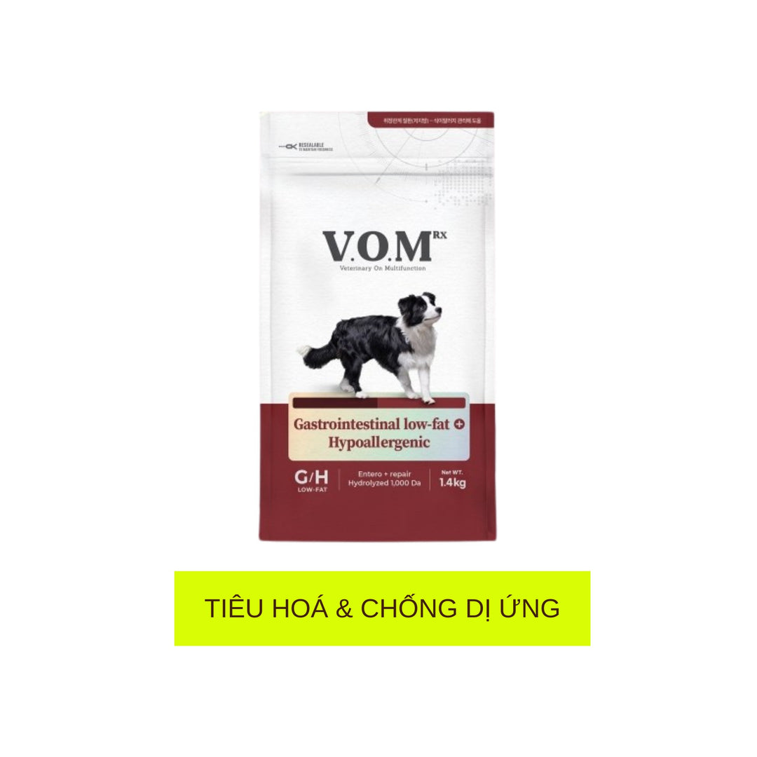Hạt V.O.M Dinh Dưỡng Hỗ Trợ Đa Chức Năng Cho Chó, Túi 1.4Kg