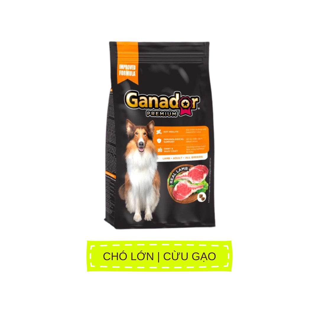 Hạt Ganador cho chó mọi lứa tuổi, túi nguyên seal 20kg siêu tết kiệm