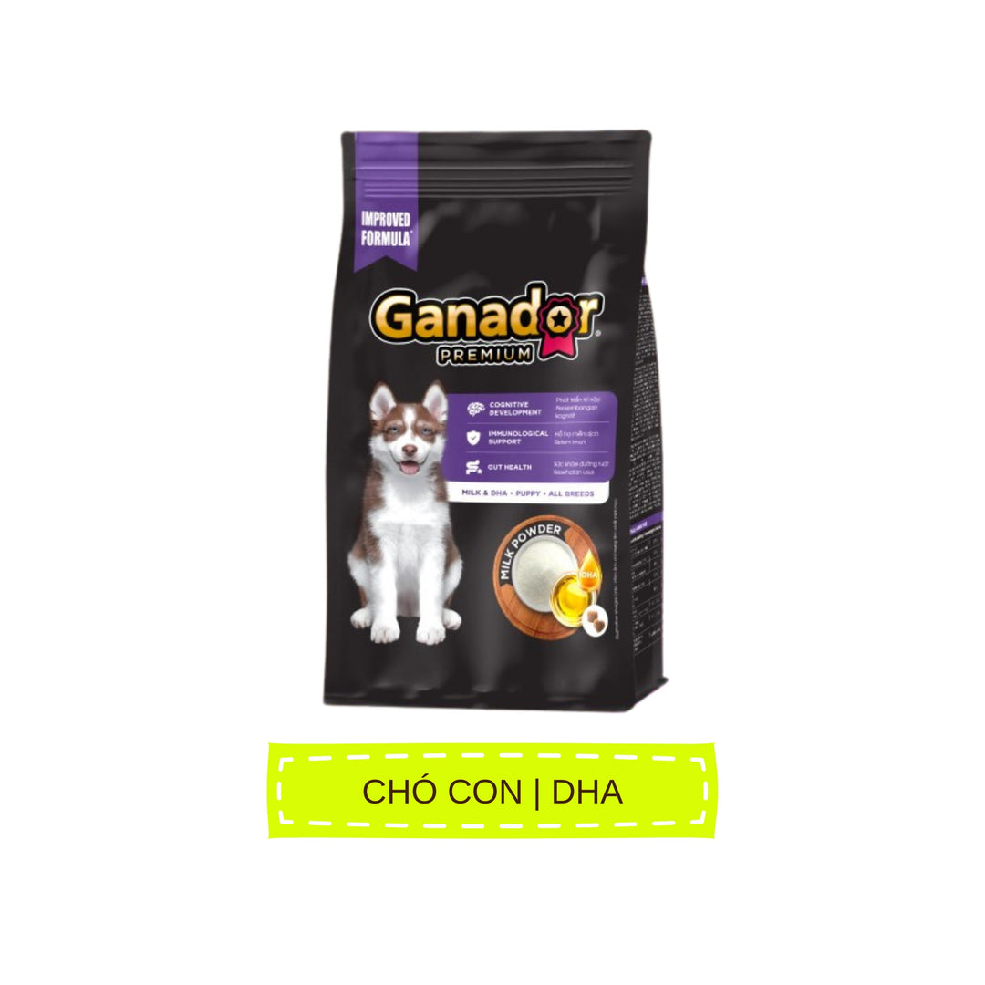 Hạt Ganador cho chó mọi lứa tuổi, túi nguyên seal 20kg siêu tết kiệm