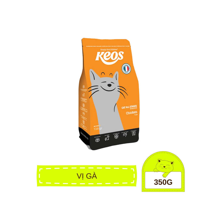 [350g - 1.5Kg] Hạt Keos Cho Mèo Mọi Lứa Tuổi, Nhiều Vị
