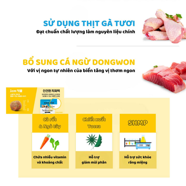 Hạt Mềm Cao Cấp Nutri Plan Softmune Cho Chó, Hỗ Trợ Lông Da & Xương Khớp, 1.2Kg