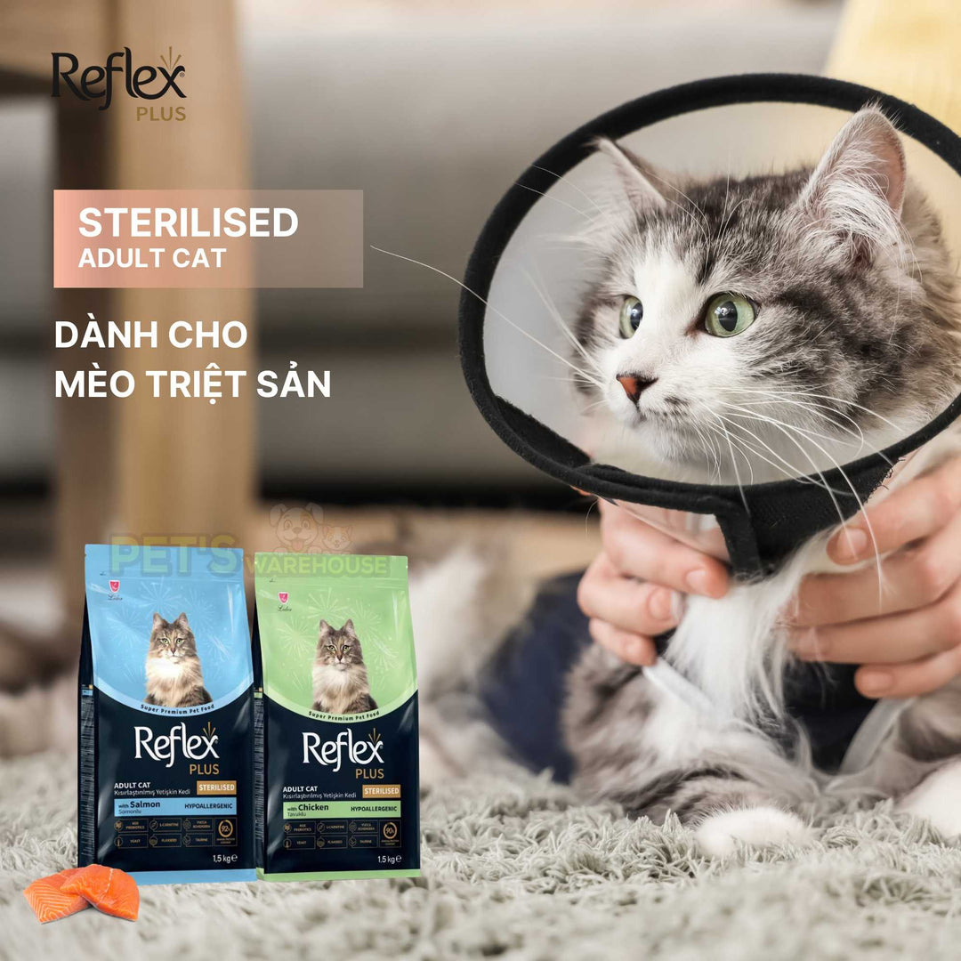 Hạt Reflex Plus Thổ Nhĩ Kỳ cho mèo mọi lứa tuổi, 1.5kg