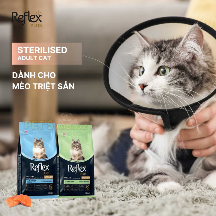 Hạt Reflex Plus Thổ Nhĩ Kỳ cho mèo mọi lứa tuổi, 1.5kg