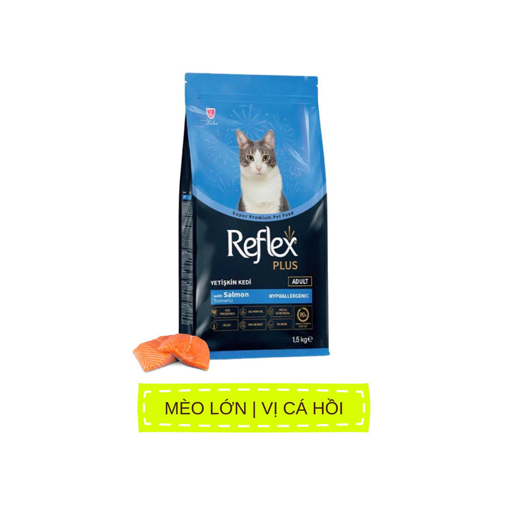 Hạt Reflex Plus Thổ Nhĩ Kỳ cho mèo mọi lứa tuổi, 1.5kg