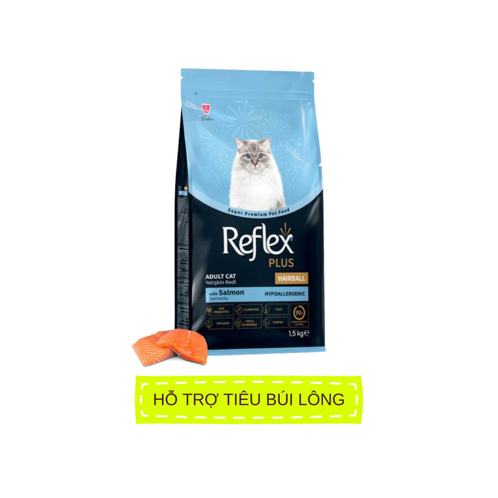 Hạt Reflex Plus Thổ Nhĩ Kỳ cho mèo mọi lứa tuổi, 1.5kg