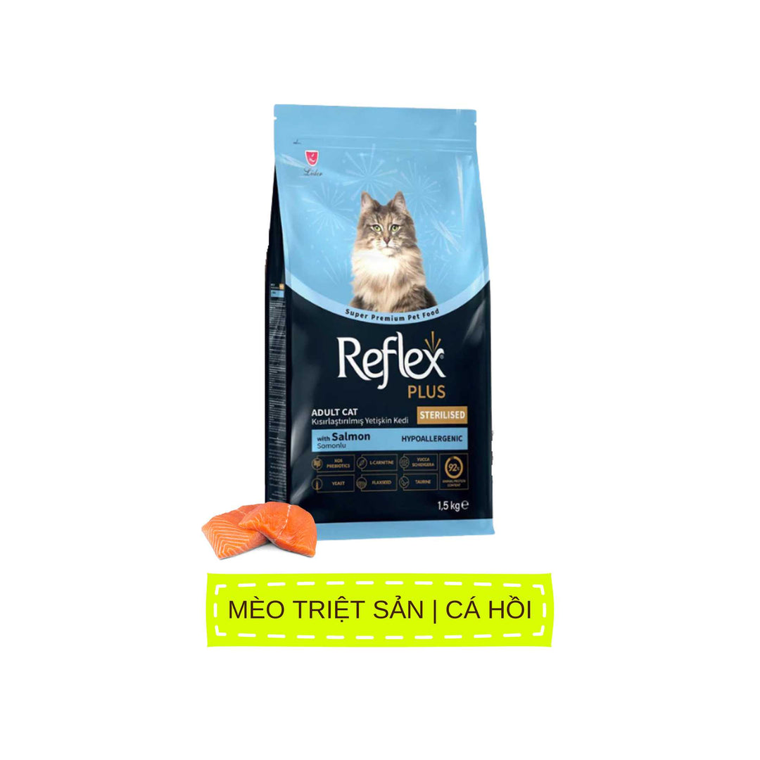 Hạt Reflex Plus Thổ Nhĩ Kỳ cho mèo mọi lứa tuổi, 1.5kg
