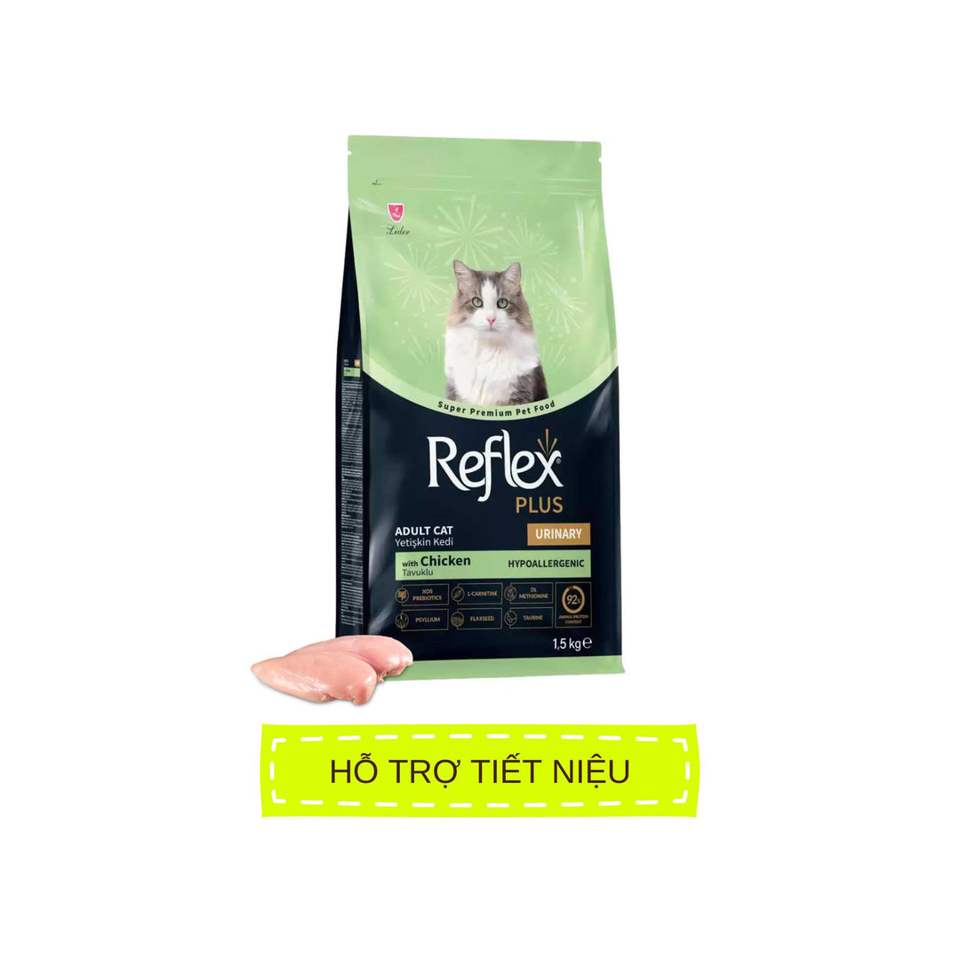 Hạt Reflex Plus Thổ Nhĩ Kỳ cho mèo mọi lứa tuổi, 1.5kg