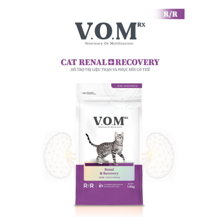 Hạt V.O.M Dinh Dưỡng Hỗ Trợ Đa Chức Năng Cho Mèo, Túi 1.4Kg