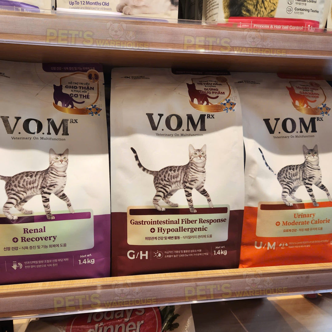 Hạt V.O.M Dinh Dưỡng Hỗ Trợ Đa Chức Năng Cho Mèo, Túi 1.4Kg