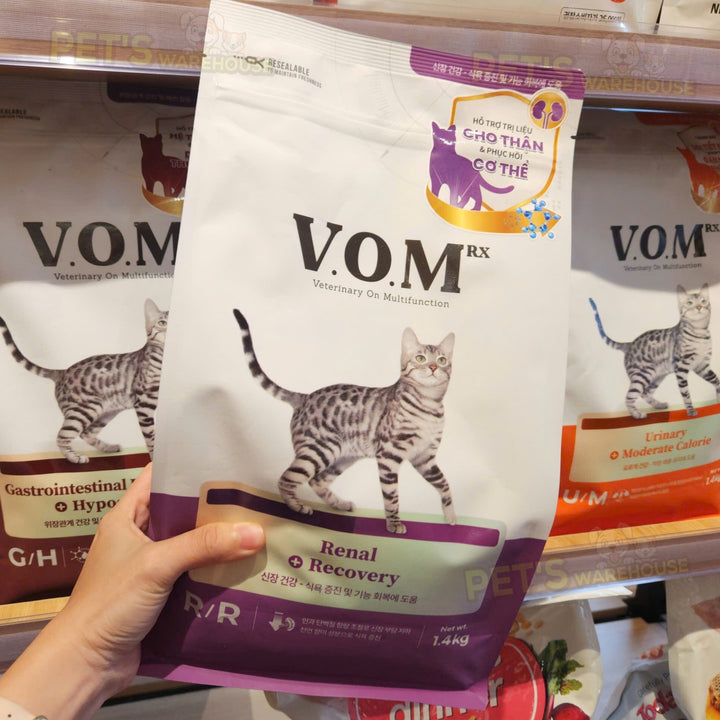 Hạt V.O.M Dinh Dưỡng Hỗ Trợ Đa Chức Năng Cho Mèo, Túi 1.4Kg