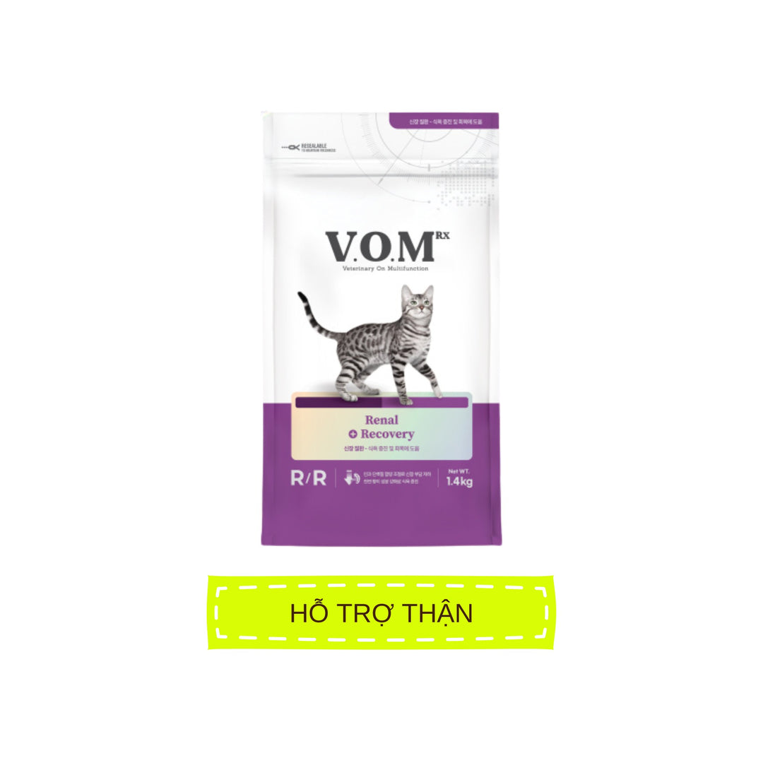 Hạt V.O.M Dinh Dưỡng Hỗ Trợ Đa Chức Năng Cho Mèo, Túi 1.4Kg