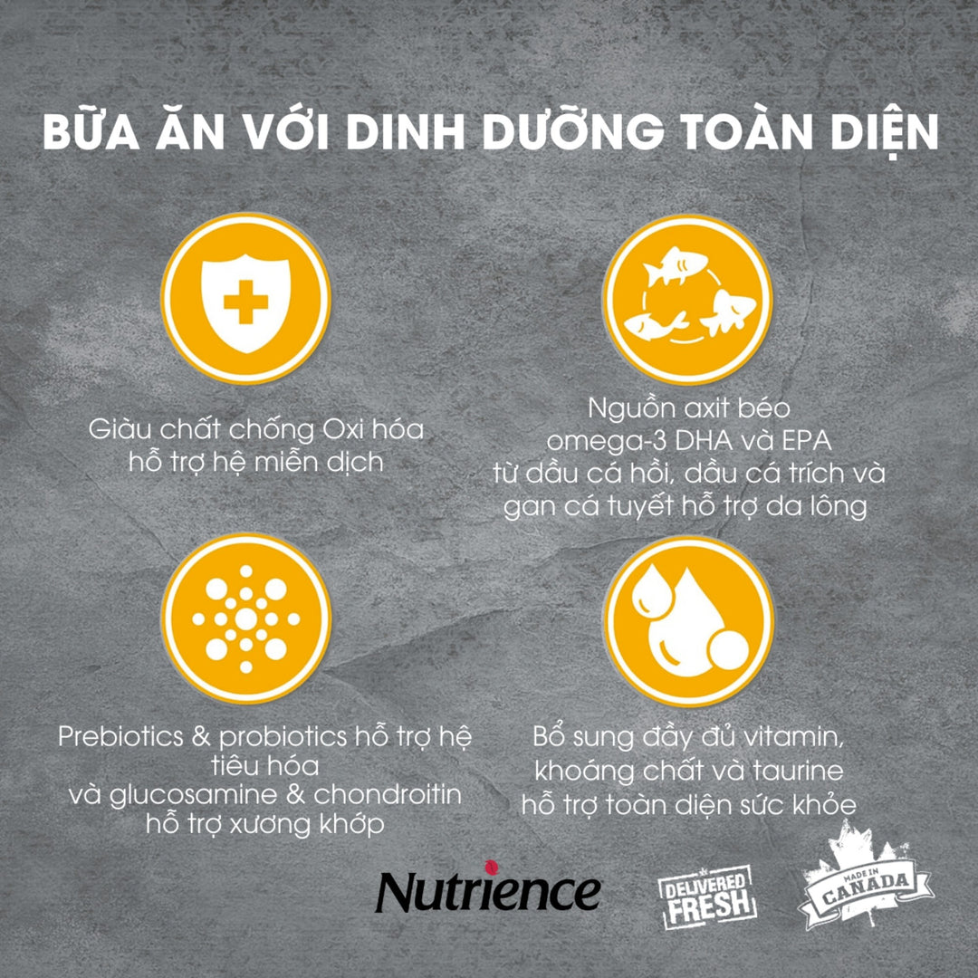 [10Kg] Hạt Nutrience Infusion Cho Chó Trưởng Thành Cỡ Vừa & Lớn, Thịt Gà & Rau Củ Quả Tự Nhiên
