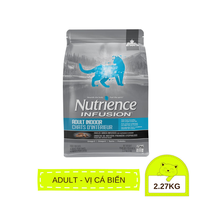 Hạt Nutrience Infusion Cho Mèo Con, Mèo Trưởng Thành 2.27Kg