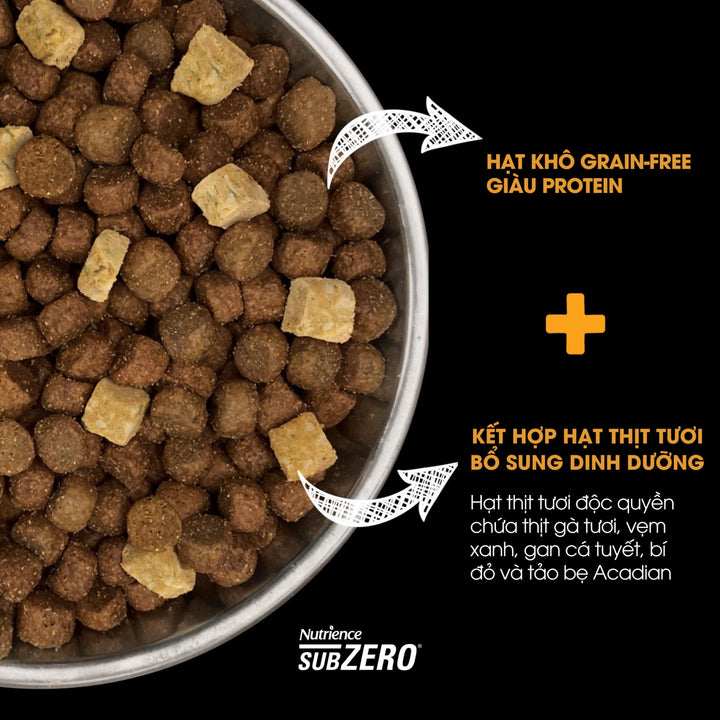 [4.5Kg] Hạt Nutrience Subzero Vị Gà Cho Chó Mọi Lứa Tuổi