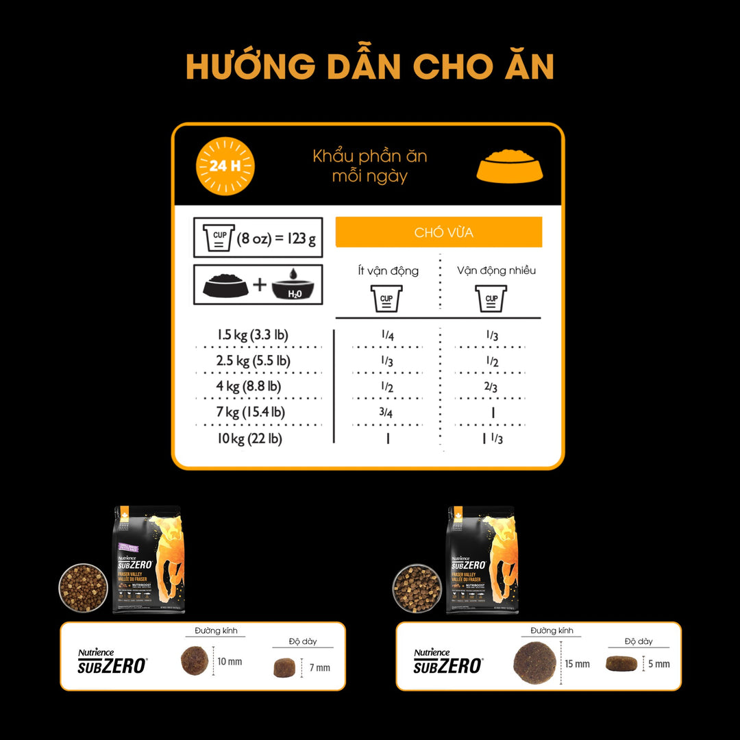 [4.5Kg] Hạt Nutrience Subzero Vị Gà Cho Chó Mọi Lứa Tuổi