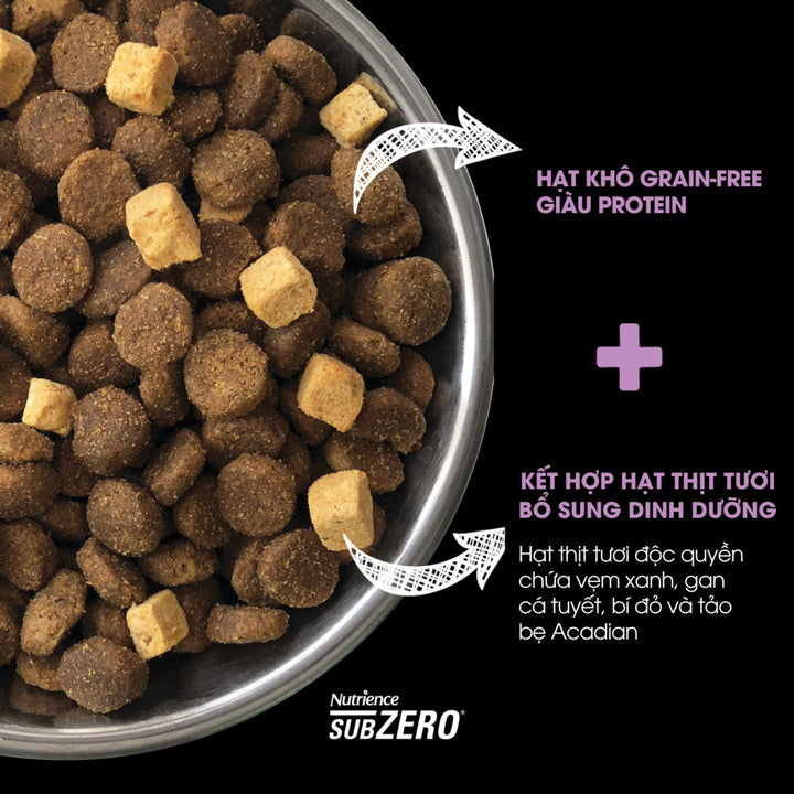 [10Kg] Hạt Nutrience Subzero Vị Heo, Táo & Rau Củ Quả Cho Chó Mọi Lứa Tuổi