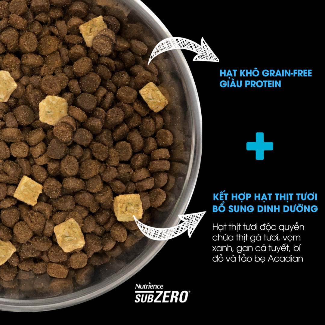 [4.5Kg] Hạt Nutrience Subzero Grain-free Cho Mèo Mọi Lứa Tuổi