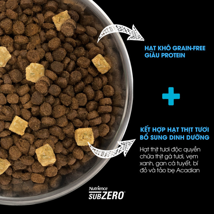 [4.5Kg] Hạt Nutrience Subzero Grain-free Cho Mèo Mọi Lứa Tuổi