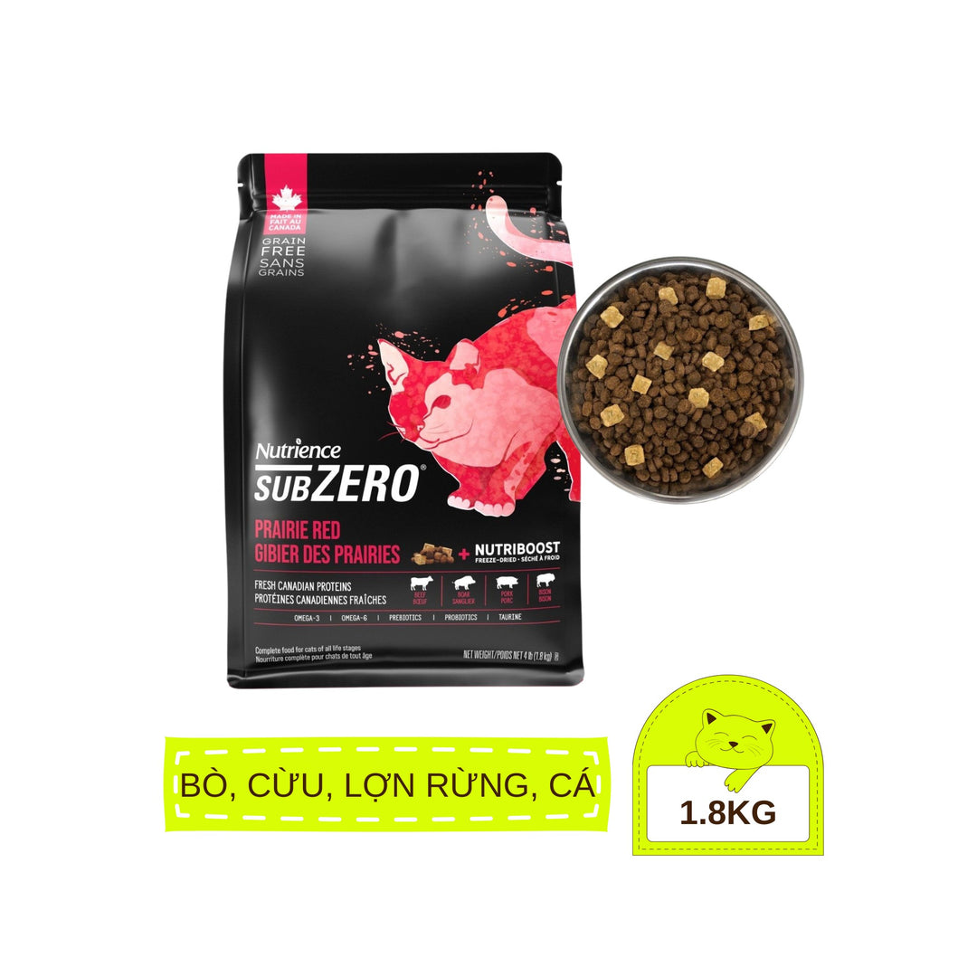 [500g - 1.8Kg] Hạt Nutrience Subzero Cho Mèo Mọi Lứa Tuổi