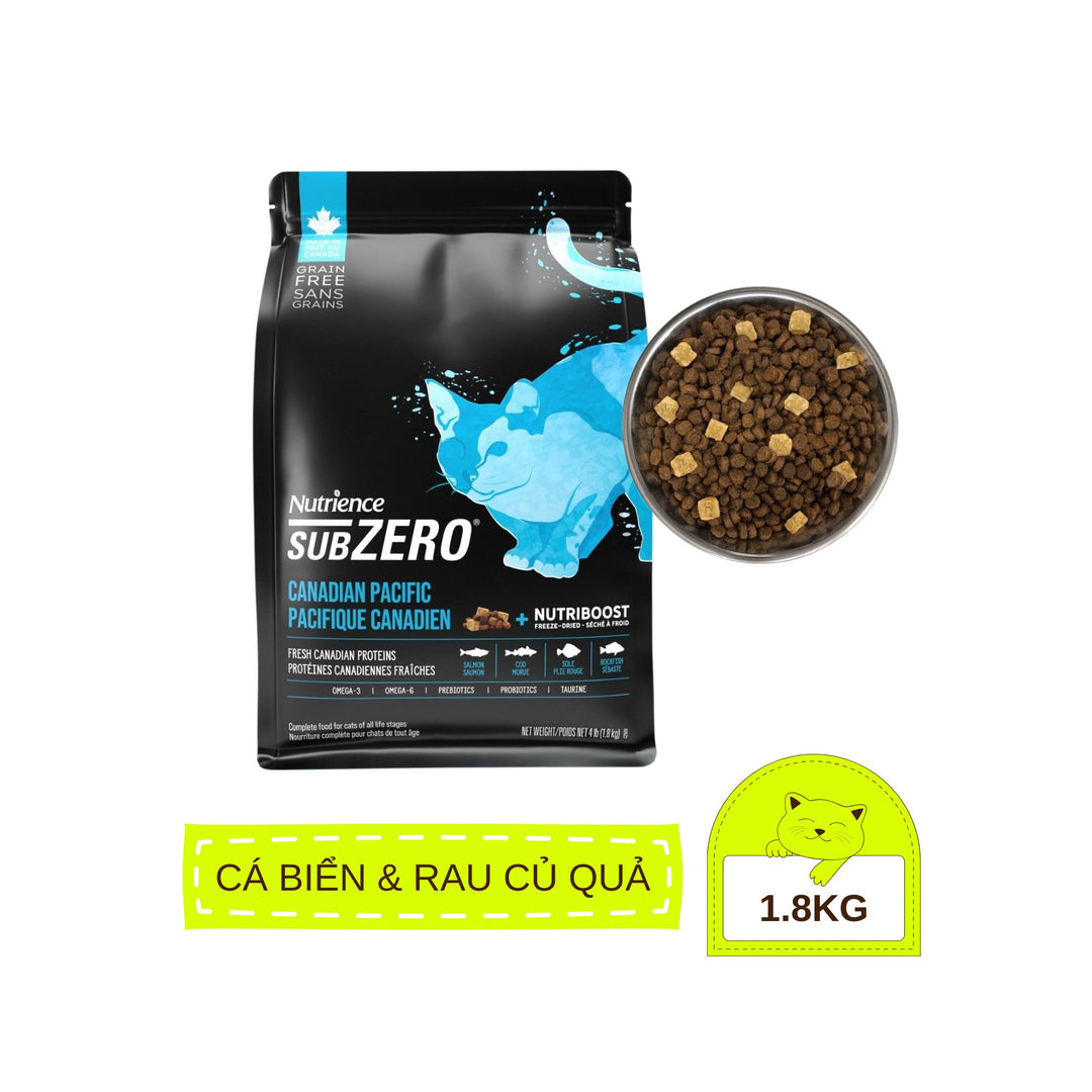 [500g - 1.8Kg] Hạt Nutrience Subzero Cho Mèo Mọi Lứa Tuổi