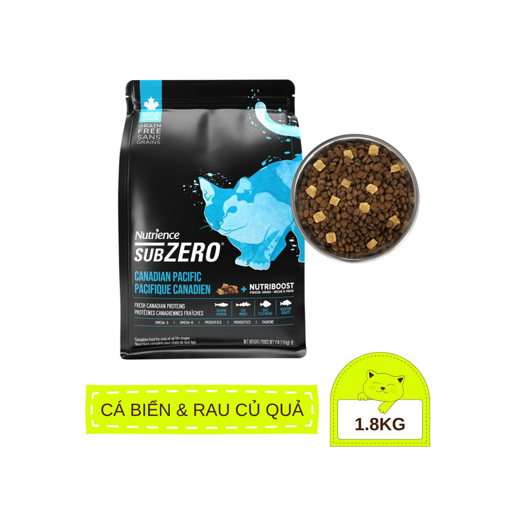 [500g - 1.8Kg] Hạt Nutrience Subzero Cho Mèo Mọi Lứa Tuổi