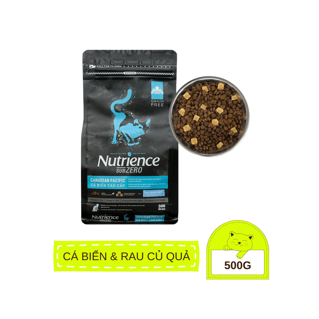 [500g - 1.8Kg] Hạt Nutrience Subzero Cho Mèo Mọi Lứa Tuổi