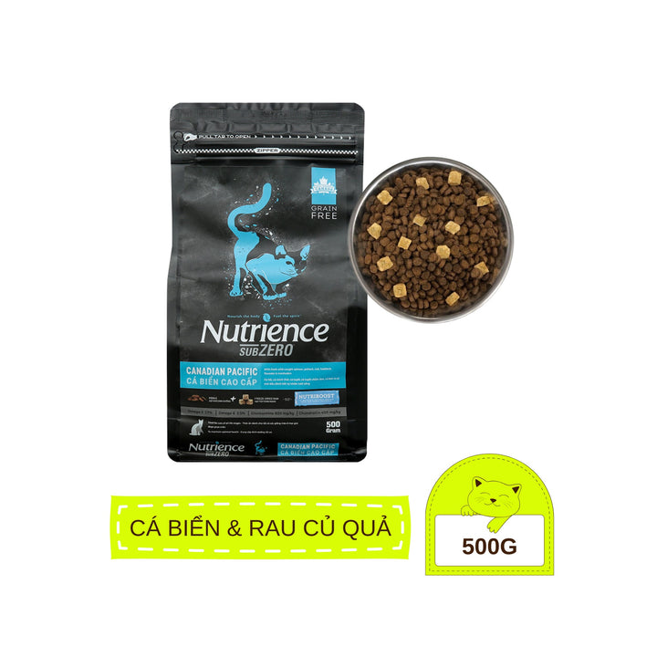 [500g - 1.8Kg] Hạt Nutrience Subzero Cho Mèo Mọi Lứa Tuổi
