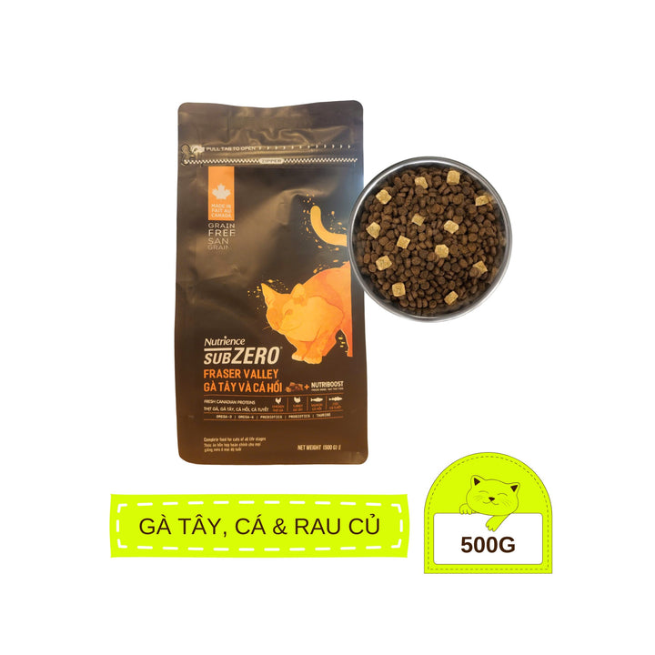 [500g - 1.8Kg] Hạt Nutrience Subzero Cho Mèo Mọi Lứa Tuổi