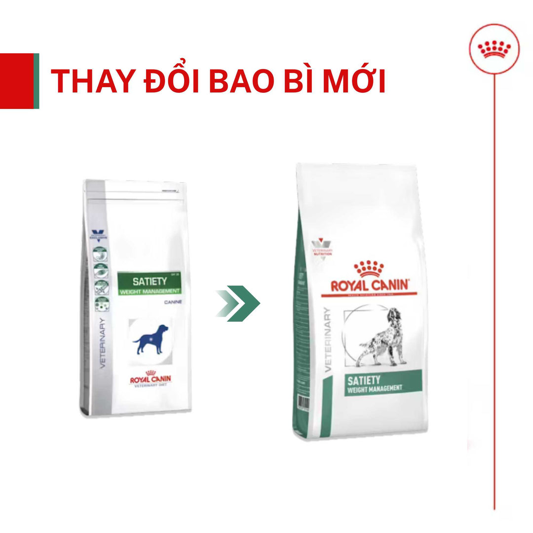 Hạt Royal Canin Satiety Weight Management Cho Chó Kiểm Soát Cân Nặng, Túi 1.5Kg