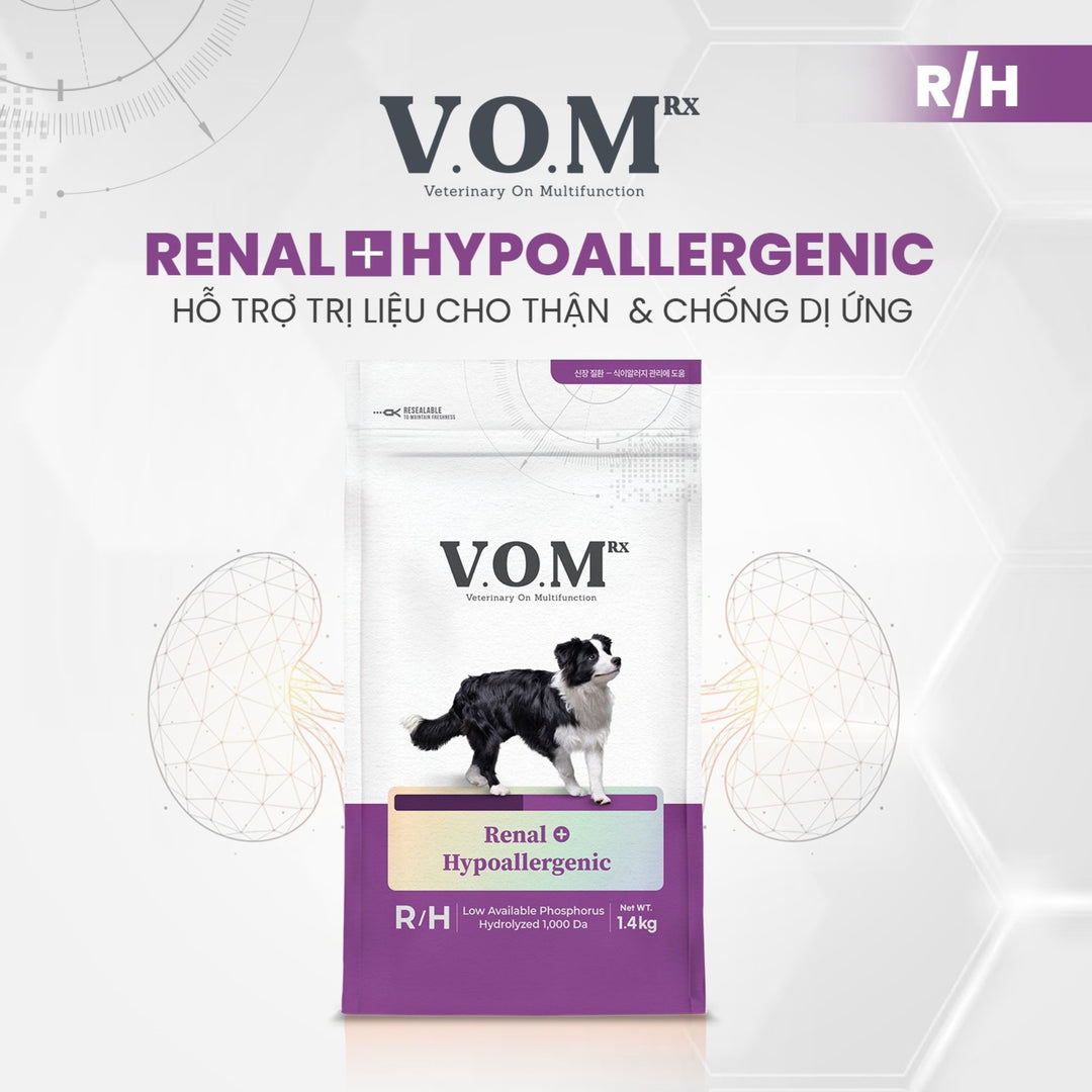 Hạt V.O.M Dinh Dưỡng Hỗ Trợ Đa Chức Năng Cho Chó, Túi 1.4Kg