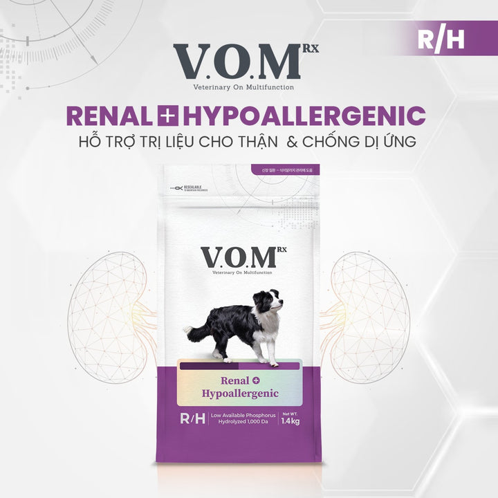 Hạt V.O.M Dinh Dưỡng Hỗ Trợ Đa Chức Năng Cho Chó, Túi 1.4Kg