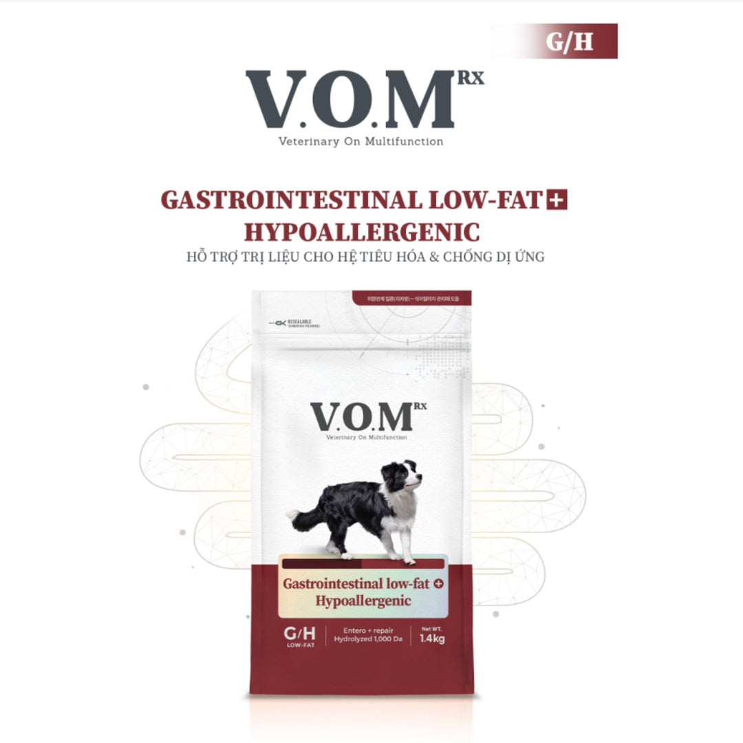 Hạt V.O.M Dinh Dưỡng Hỗ Trợ Đa Chức Năng Cho Chó, Túi 1.4Kg