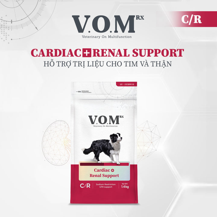 Hạt V.O.M Dinh Dưỡng Hỗ Trợ Đa Chức Năng Cho Chó, Túi 1.4Kg