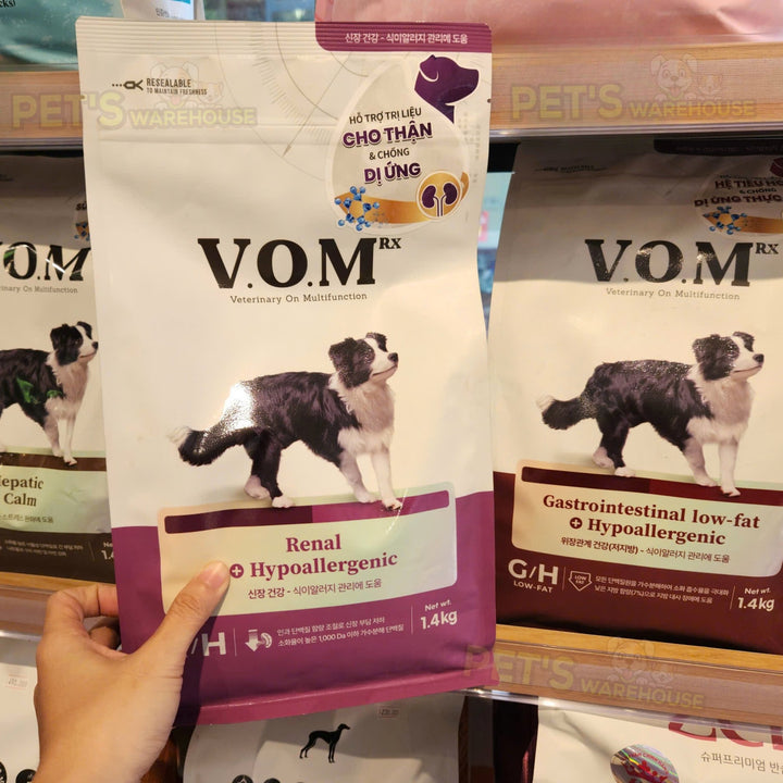 Hạt V.O.M Dinh Dưỡng Hỗ Trợ Đa Chức Năng Cho Chó, Túi 1.4Kg