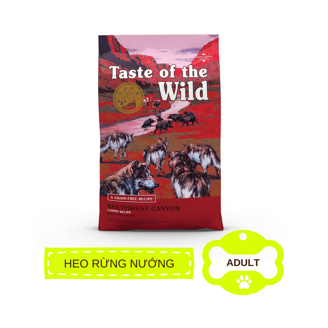 [12.2KG] Hạt Cho Chó Taste of the Wild Các Loại, Chọn Vị Theo Nhu Cầu Boss