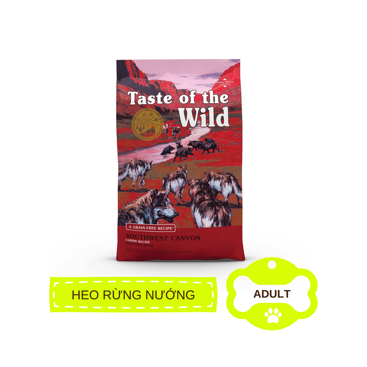 [500g - 2kg] Hạt Cho Chó Taste of the Wild Các Loại, Mọi Lứa Tuổi