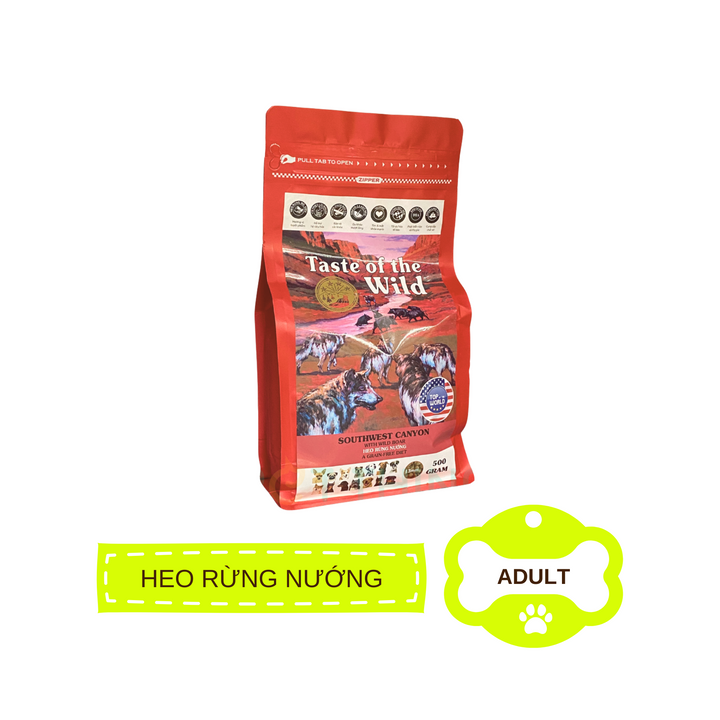 [500g - 2kg] Hạt Cho Chó Taste of the Wild Các Loại, Mọi Lứa Tuổi