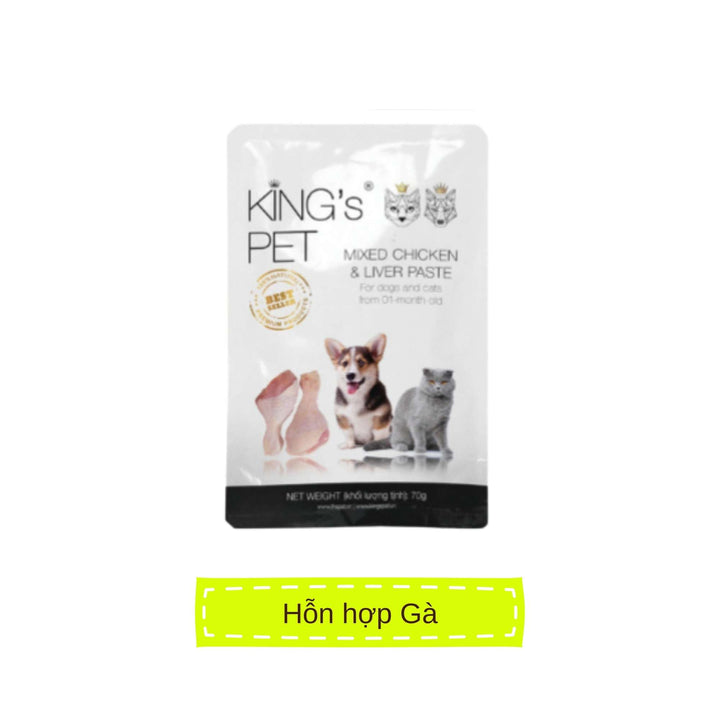 Pate King's Pet Chó Mèo Mọi Lứa Tuổi Gói 70G
