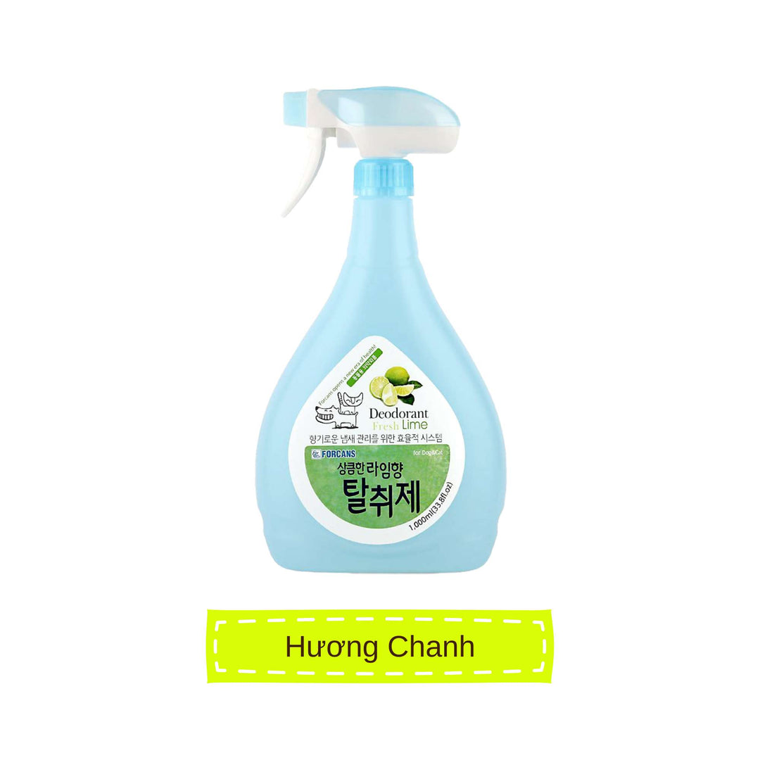 [1 Lít] Xịt Khử Khuẩn Forcans Chó Mèo