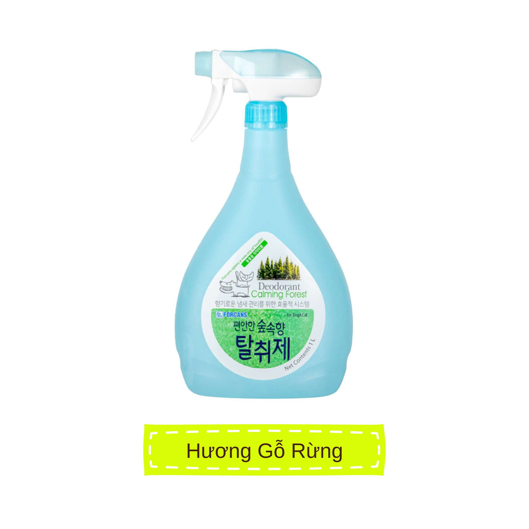[1 Lít] Xịt Khử Khuẩn Forcans Chó Mèo