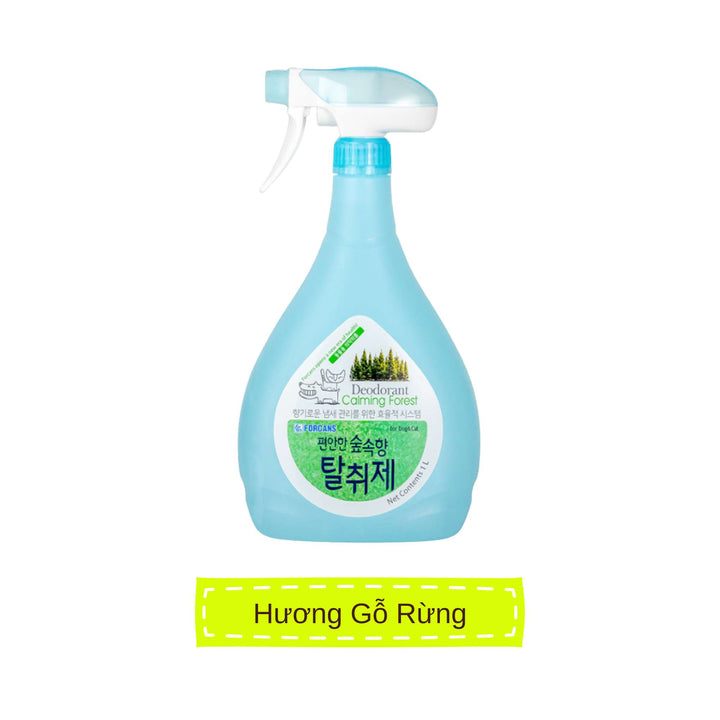 [1 Lít] Xịt Khử Khuẩn Forcans Chó Mèo