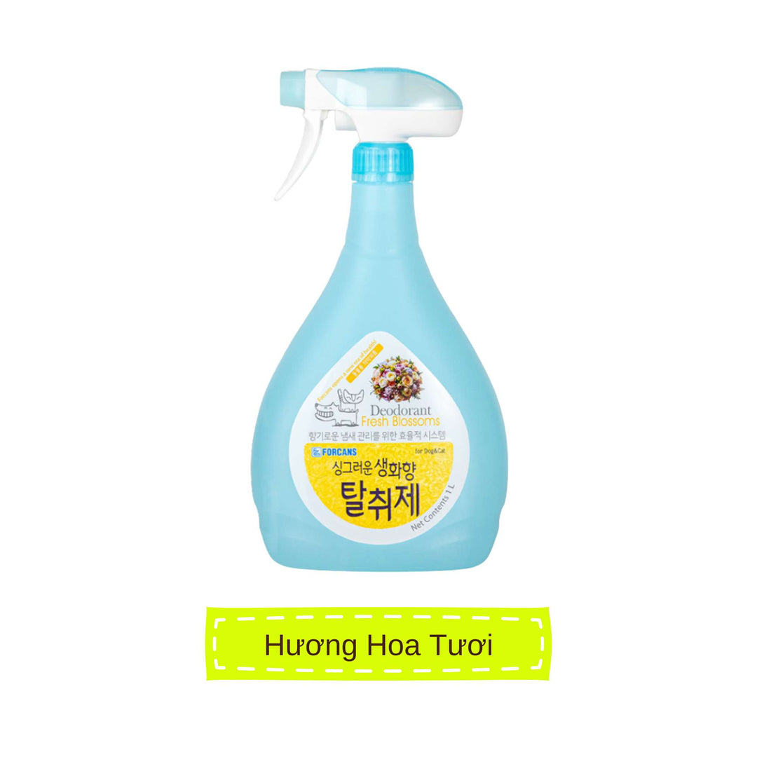 [1 Lít] Xịt Khử Khuẩn Forcans Chó Mèo