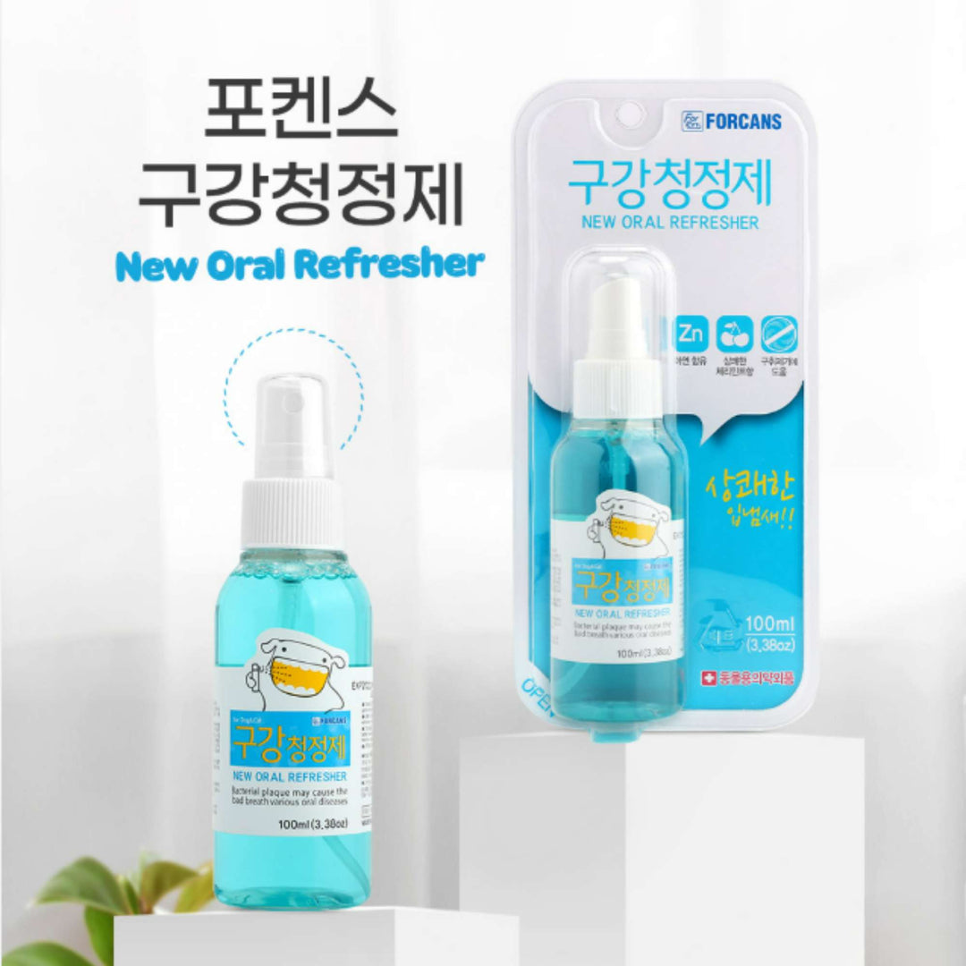 Kem Đánh Răng, Nước Xịt Thơm Miệng Forcans Cho Chó Mèo, 100ML