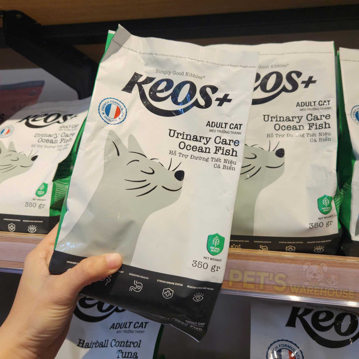 [350g - 1.5Kg] Hạt Keos+ Cho Mèo Trưởng Thành, Hỗ Trợ Tiết Niệu, Tiêu Búi Lông